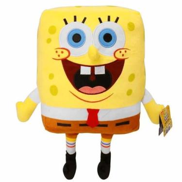Imagem de Pelúcia do Bob Esponja Calça Quadrada 24cm Multikids, Pelúcia de 30cm 