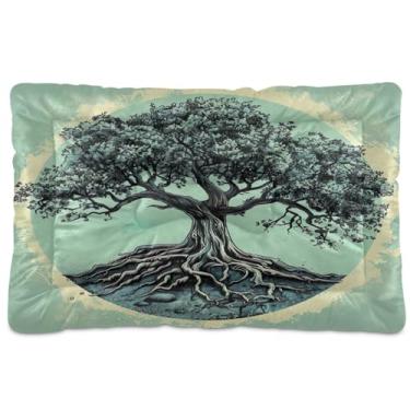 Imagem de Wassud Cama de cachorro Towering Trees para cães pequenos, tapete lavável para animais de estimação, cama de gato para dormir, viagens, 45 x 61 cm