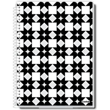 Imagem de Caderno Espiral Capa Dura Universitário 1 Matéria 80 Folhas Connect Credeal Estampa 1