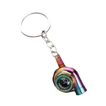 Imagem de Mini Turbina Giratória Turbo Keychain Acessórios Para Interior De Carr
