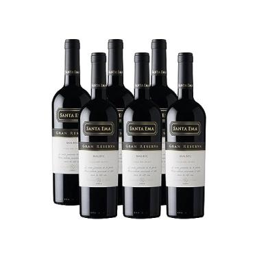 Imagem de Vinho Tinto Santa Ema Gran Reserva Malbec 750ml Kit 6 Und