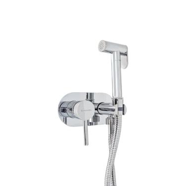 Imagem de Ducha Higiênica Monocomando Completa com Registro Round - Cromado