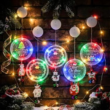 Imagem de Kit Luminária Natalina Musical Decorativa Iluminação com Pisca Pisca Decoração Temática de Natal (5)