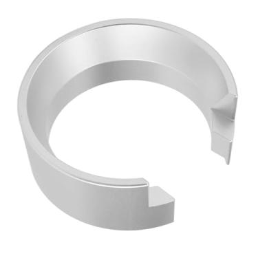 Imagem de Cryfokt Anel de Dosagem de Alumínio do Funil de Dosagem de café à Prova de Ferrugem de 58mm para Portaffiter de 58mm, Ideal para Entusiastas do café (Prata)