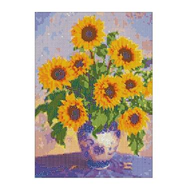 Imagem de Kit DIY 5D com Padrão de Diamante Completo Mosaico Pedras Resina Decoração Parede Residencial Presente Ferramentas Apoio