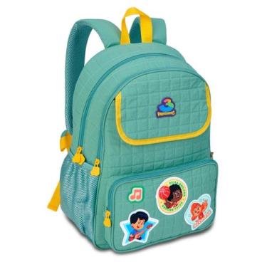 Imagem de Mochila de Costas Escolar Infantil 3 Palavrinhas Verde Clio - Clio Sty