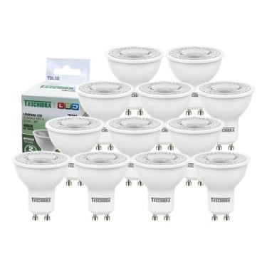 Imagem de Kit 15 Lâmpada Led Dicroica Mr16 Gu10 7w 4000k Luz Neutra Bivolt - Tas
