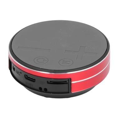 Imagem de Luqeeg Alto-falante de Condução óssea à Prova D'água, Mini Reprodutor de Música Portátil Com Conectividade Estéreo, Som Surround Envolvente para Banheiro e Atividades Ao Ar Livre (Vermelho)