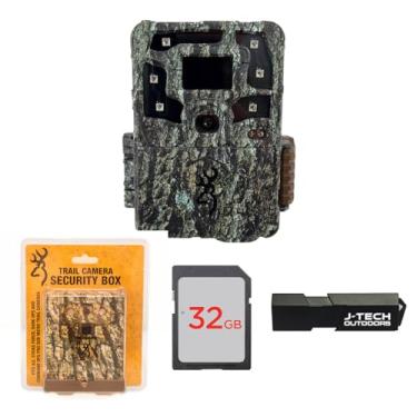 Imagem de Browning O pacote de câmera Strike Force Pro X 1080 Trail Game inclui sub micro caixa de segurança + cartão de memória de 32 GB + leitor de cartão J-TECH (24 MP) | BTC5PX1080