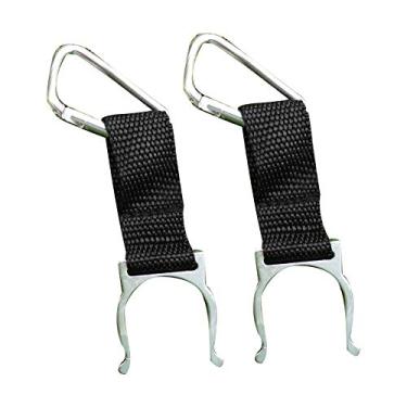 Imagem de POCREATION Alumínio Liga Mosquetão, Equipamento de Escalada Montanhismo Com Design Suave, para Atividades Ao Ar Livre Caminhada Camping (Branca)