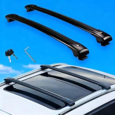 Imagem de 2 peças adequadas para BMW X7 G07 2018-2026 barras transversais de liga de alumínio