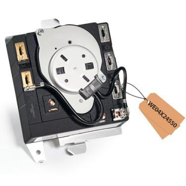 Imagem de 234D2377P004 WE04X24550 TMD14M30 Temporizador de secadora compatível com secadores GE/Hotpoint, serve para GTD42GASJ0WW GTD42GASJ1WW GTD48GASW0WB GTX42GASJ0WW e mais | Substitui TMD16M1222 234D