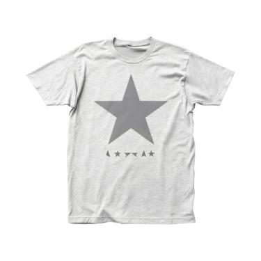 Imagem de Camiseta Masculina Preta David Bowie Blackstar Rock N Roll Music Casua