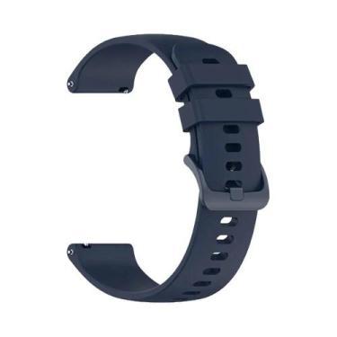 Imagem de Pulseira De Couro E Silicone De 22mm Para Amazfit BALANCE Bip GTR Stra