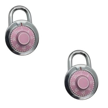Imagem de Arkali Fechadura de combinação, cadeado de combinação de discagem, 3 fechaduras sem chave seguras com código digital para armários de academia, escola, caixa de ferramentas e unidades de armazenamento