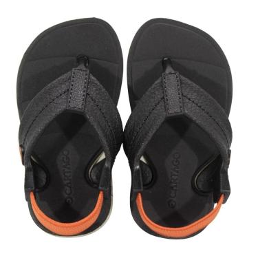 Imagem de Chinelo bb Cartago Aspen Cinza/Preto/Laranja