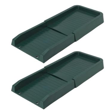 Imagem de TOPINCN Extensão de Calha de Chuva, Extensões de Calha para Drenagem de água, Bandejas de Drenagem de Bico Fixáveis (GREEN)