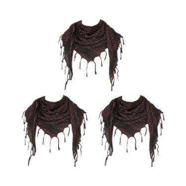 Imagem de Lenço Tático Unissex Keffiyeh Shemagh Para Proteção De Cabeça E Pescoç