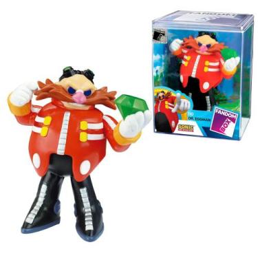Imagem de Fandom Box Boneco Dr. Eggman Sonic The Hedgehog Em Vinil 10cm Líder Br