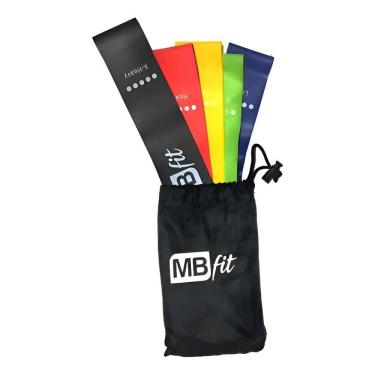Imagem de Kit 5 Faixa De Resistência Elástica Mini Bands- 5 Intensidad