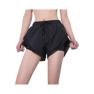 Imagem de Shorts Femininos De Malha Macia E Elástica Para Corrida, Exercício, Yo