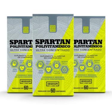 Imagem de Kit 3x Spartan Polivitaminico Ultra Concentrado 60 comp-Unissex