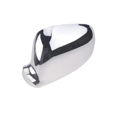 Imagem de Tampa Do Espelho Retrovisor Do Carro Asa Cromada Caixa Do Espelho Lateral Compatível Com VW Golf Coelho Jetta Mk5 Passat 2003-2009(Chrome Left)