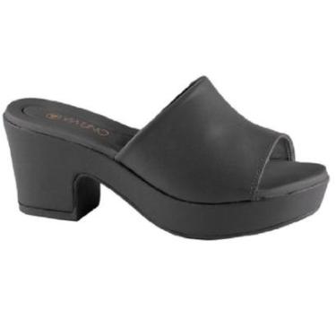 Imagem de TAMANCO VIA UNO SALTO GROSSO REF 821007SIAVV FEMININO-Feminino