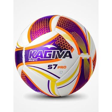 Imagem de Bola Society Kagiva S7 Profissional Macia Tamanho Padrão Oficial Futebol Grama Sintética - Original