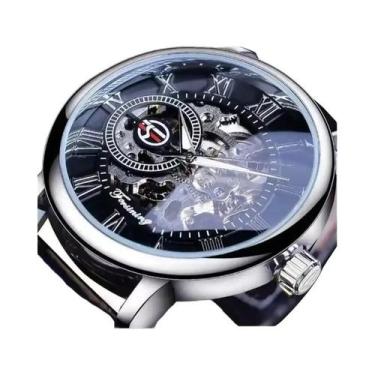 Imagem de Relógio Mecânico Masculino Golden 99A Forsining Clássico Com Mostrador