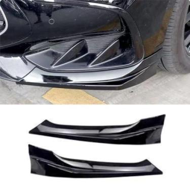 Imagem de Kit de carroceria de spoiler difusor de para-choque dianteiro para carro compatível com Han DMI 2022-2024 Protetor de para-choque acessórios de acabamento de canto Tunning (preto fosco)