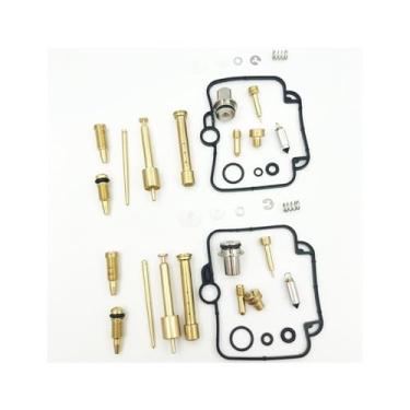 Imagem de Kit de reparo de carburador de motocicleta para SUZUKI GS500E DR350 DR250S SE GSX1100 BST33 F650 BST 33 peças de reconstrução de junta de agulha flutuante (2 conjuntos)