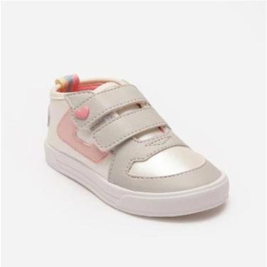 Imagem de Tênis Infantil Menina Pimpolho Street Urban Branco 0120484C-Feminino