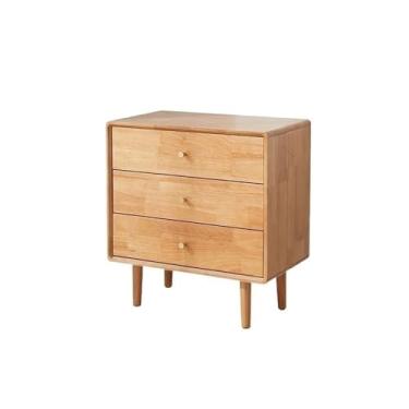 Imagem de KEG801302 Cômoda de quarto para quarto com 3 gavetas de armazenamento, cômoda de madeira para escritório, casa, torre de armazenamento