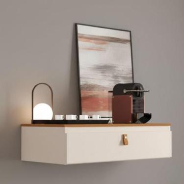 Imagem de Bancada Cantinho Do Café Suspenso Off White Nature - Drop de Casa