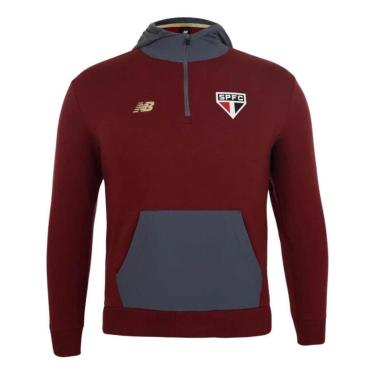 Imagem de Moletom 2025 São Paulo New Balance Blusa De Viagem Com Capuz-Masculino