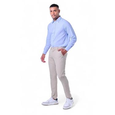 Imagem de Calça Masculina Microfibra Barra Italiana-Masculino