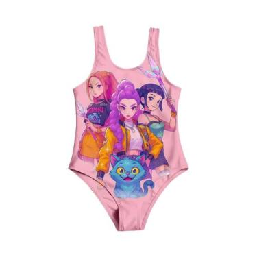 Imagem de Maiô Feminino Kpop Demon Hunter, Peça Única, Verão, Estampa 3D, Moda P