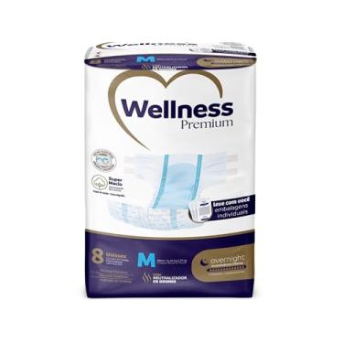 Imagem de Fralda Geriátrica Wellness Premium Unit M com 8 unidades