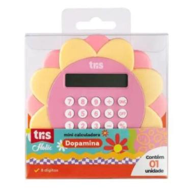 Imagem de Calculadora Bolso Tris Holic Flor