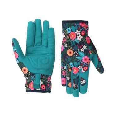 Imagem de Luvas De Jardinagem Femininas Em Couro Respirável Com Aderência, Resis