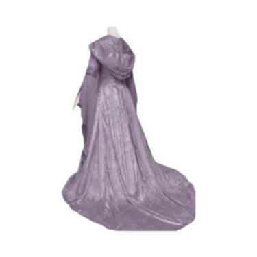 Imagem de Vestido De Bruxa Deluxe Com Capuz Para Mulheres, Fantasia Medieval Ren