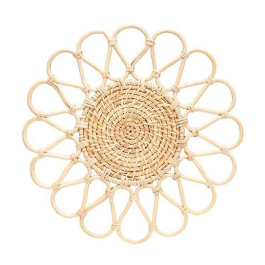 Imagem de Jogo Americano Copa E Cia Avulso Rattan E Bambu Solar Natural