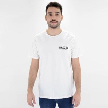 Imagem de Camiseta Colcci Manga Curta Com Estampa Off White - Masculino-Masculino