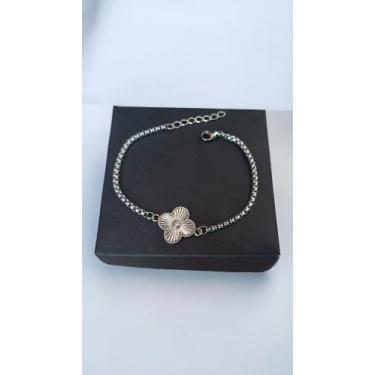 Imagem de Pulseira Trevo - Meiyo, Prata