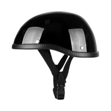 Imagem de Capacete Retro Unissex Para Motocicleta, Modelo De Verão, Em ABS, Algo