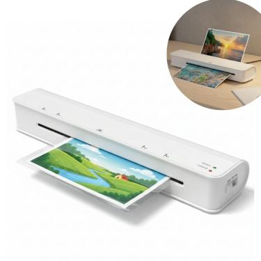Imagem de Plastificadora Laminadora Poliseladora A3 A4 A5 A6 360W Quente Frio Branca 110V Importway Iwe014
