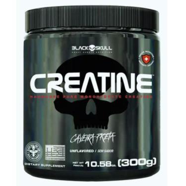 Imagem de Creatina Black Skull Pura monohitratada creatine 300g sem sabor