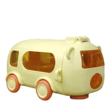 Imagem de Garrafa Infantil de Onibus c/ Canudo e Alça Amarelo - Quanhe