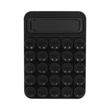 Imagem de Suporte De Telefone Multifuncional De Silicone Com Sucção Para Parede,